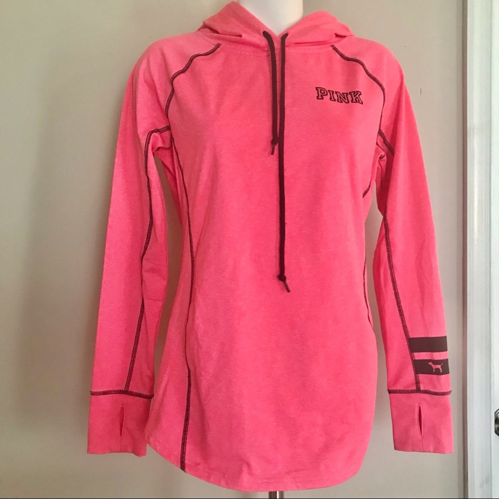 PINK Victoria’s Secret Workout Hoodie Sweatshirt Size Medium